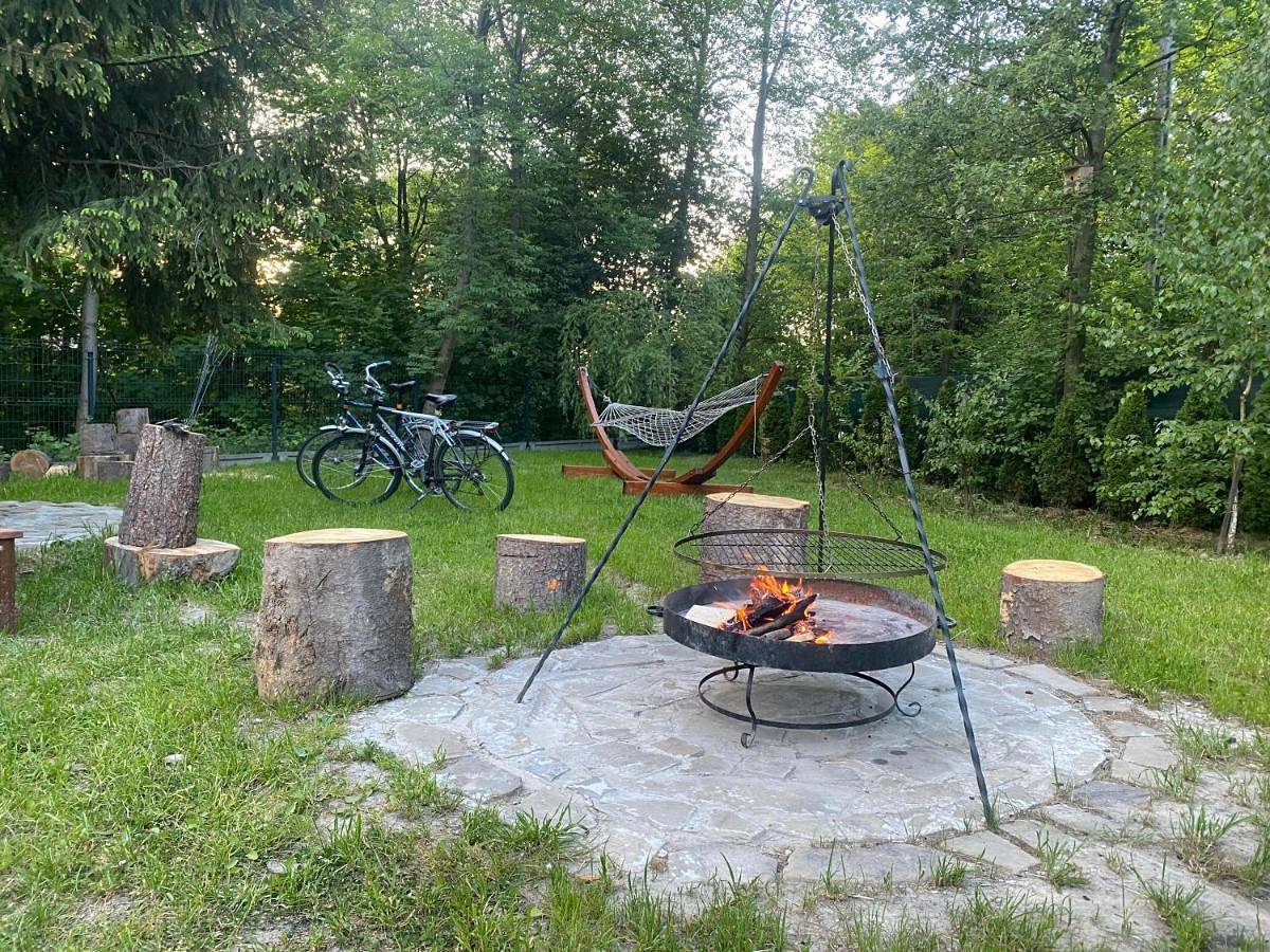 Slow Flow Glamp - sauna, basen i jacuzzi in Rzyki, Małopolska