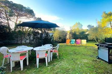 Gîte pour 8 personnes, avec jardin, animaux acceptés dans Plage Du Gros Jonc Le Bois Plage En Re