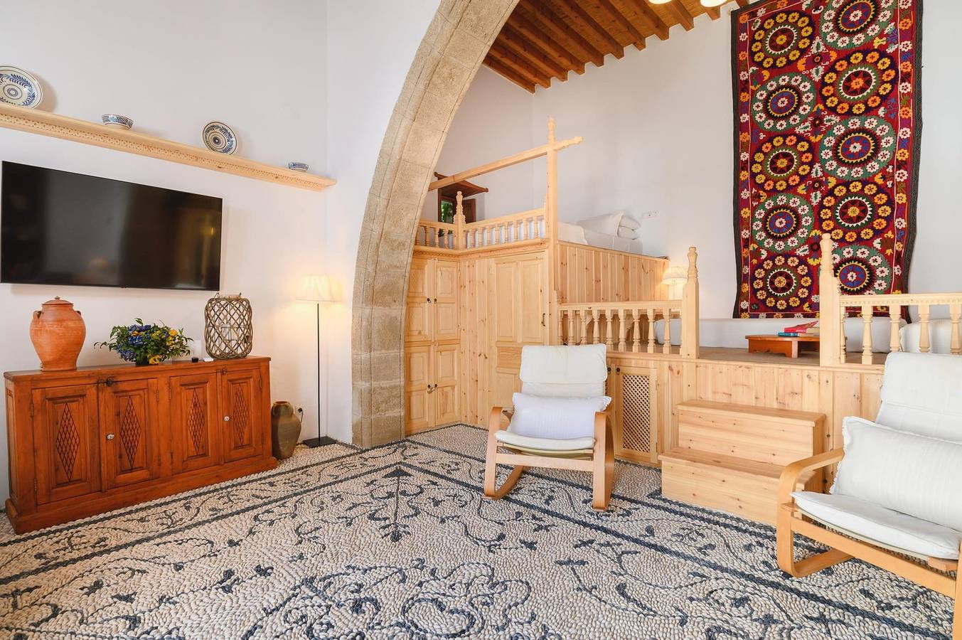 Villa für 6 Personen mit Meerblick in Lindos Beach, Lindos