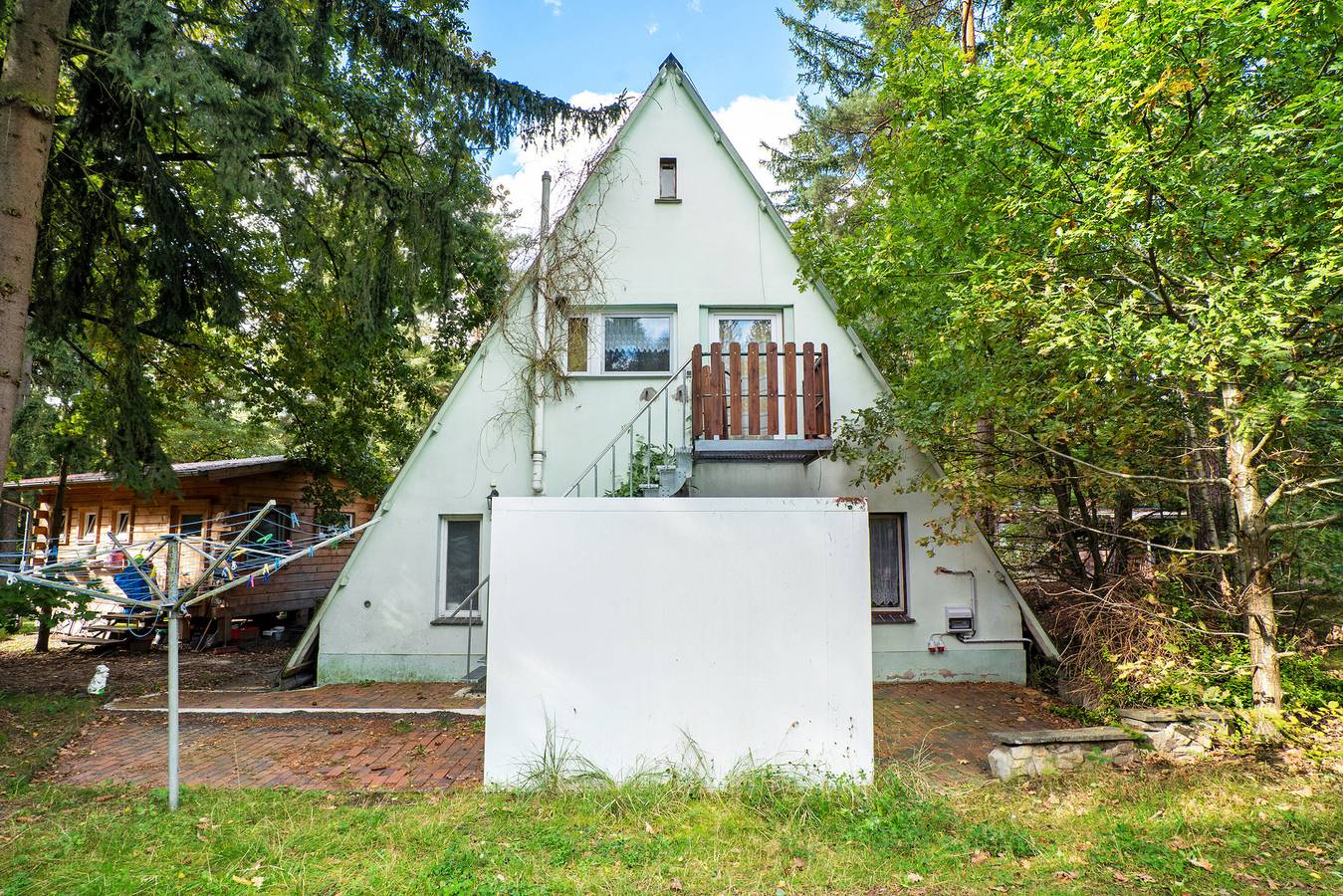 Ganze Wohnung, Ferienwohnung 'Finnhütte' mit Balkon in Niesky, Oberlausitz-Niederschlesien