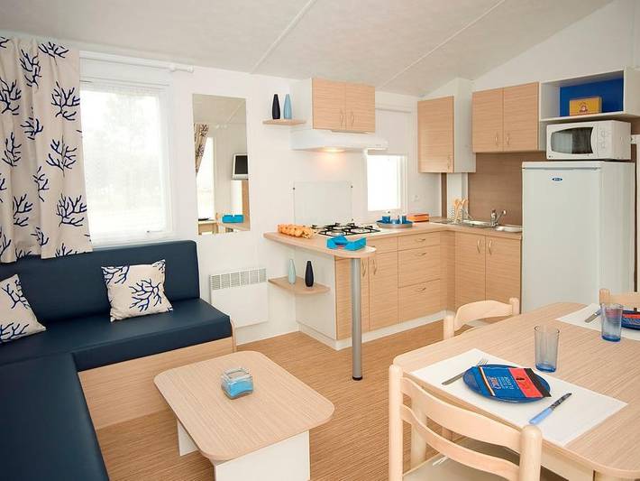 Camping pour 6 personnes, avec sauna ainsi que terrasse et bassin pour enfant aux Les Sables-d'Olonne - 3