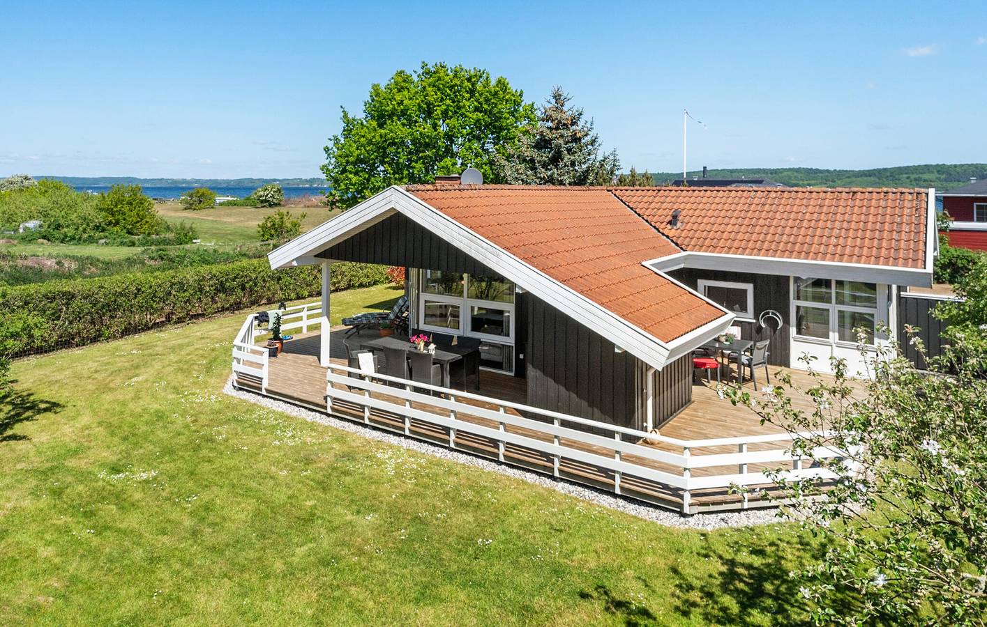 Ferienhaus für 6 Personen mit Terrasse in Mørkholt, Børkop