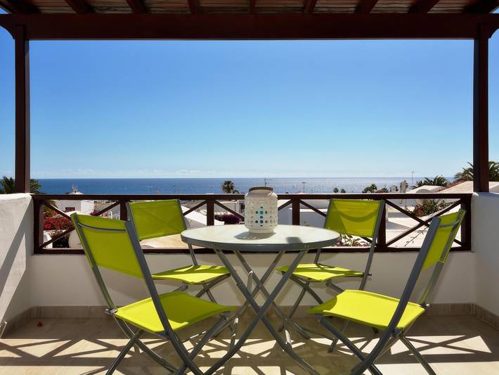 Appartement de vacances pour 4 personnes, avec Vue sur l’océan ainsi que Balcon et Terrasse