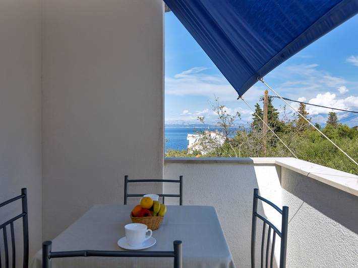 Vakantiewoning voor 2 personen, met balkon op Hvar