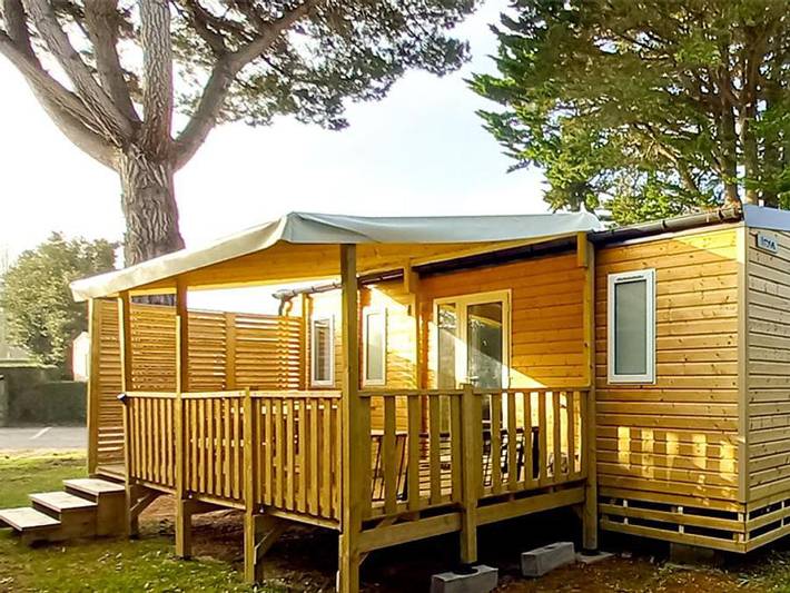 Mobil home pour 6 personnes, avec piscine et bassin pour enfant, animaux acceptés à Saint-Briac-sur-Mer - 2