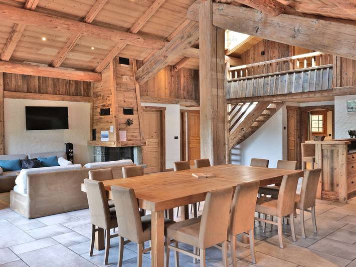 Gîte pour 14 personnes, avec Balcon et Sauna à Le Grand-Bornand - 3