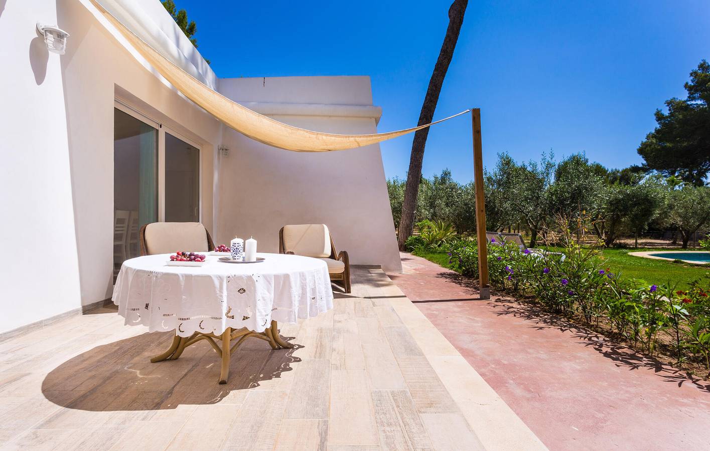 Glückseligkeit am Strand: Klimatisierte Wohnung mit Pool und Grill in Can Picafort, Santa Margalida