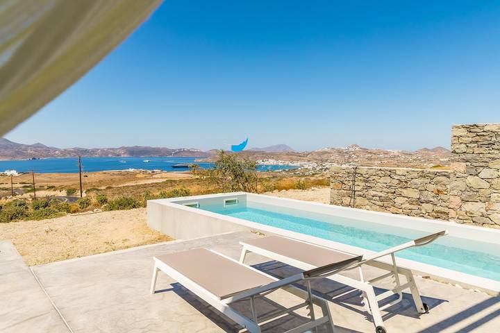 Villa pour 8 personnes, avec jardin dans Milos