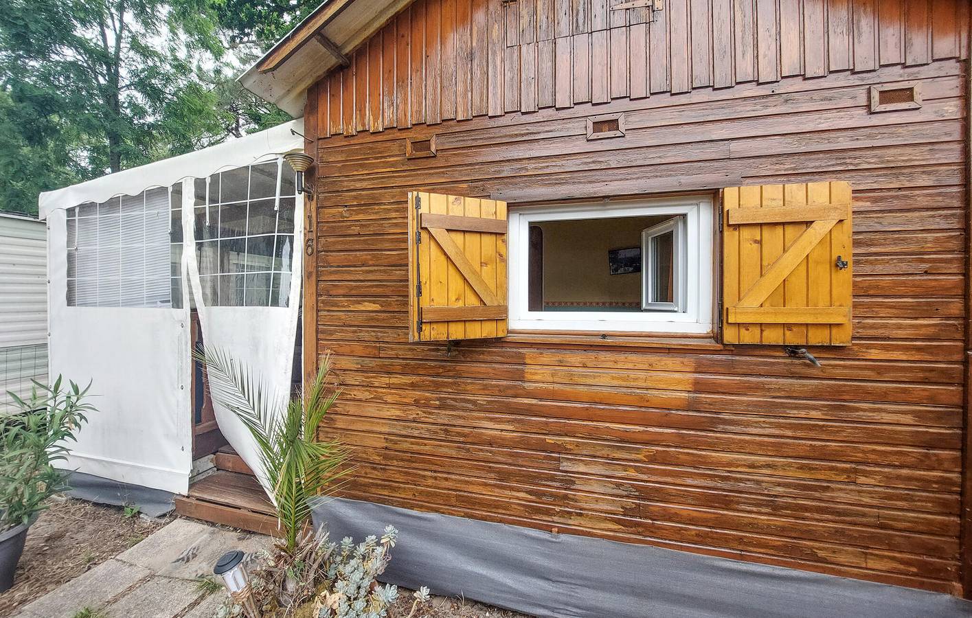 Encantadora casa móvil con piscina cerca de los lugares de interés de La Tremblade in La Tremblade, Côte de Beauté