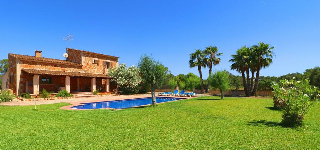 Can Toni, private pool, free WiFi in Campos, South Majorca