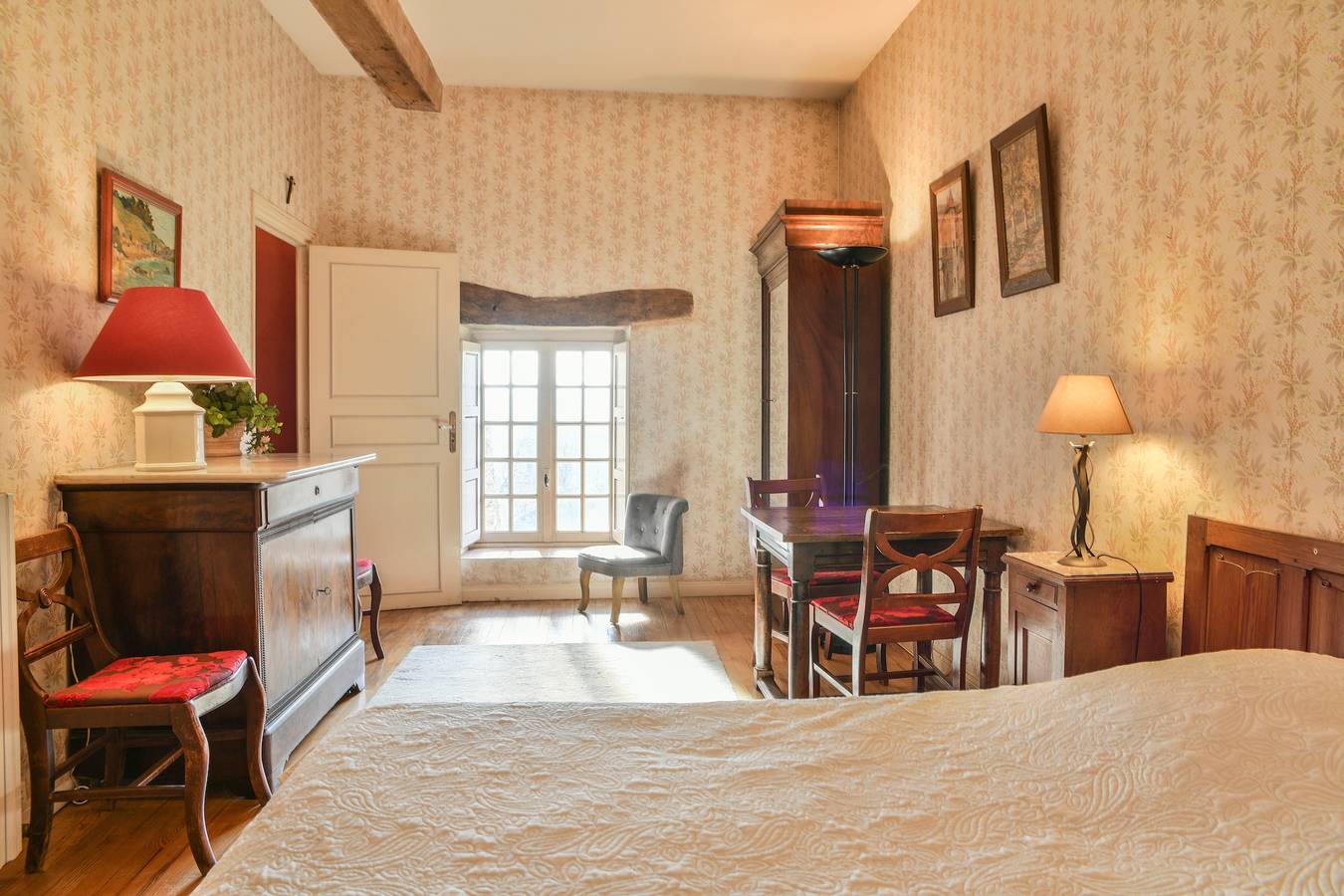 Chambre d’hôtes « Chambre Chez L’habitant - 2 » avec vue montagne et Wi-Fi in Sermérieu, Région de La Tour-du-Pin