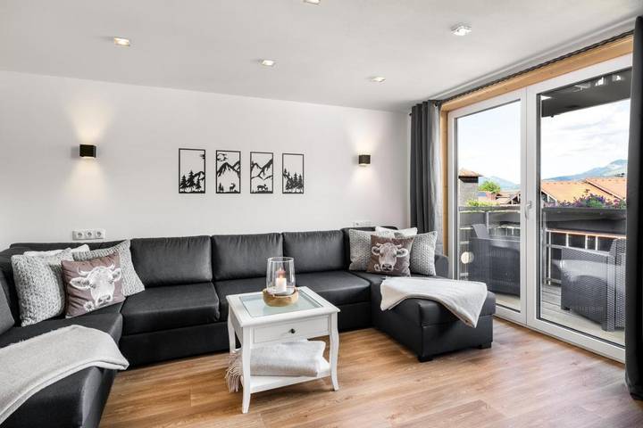 Ferienwohnung für 4 Personen, mit Balkon und Ausblick