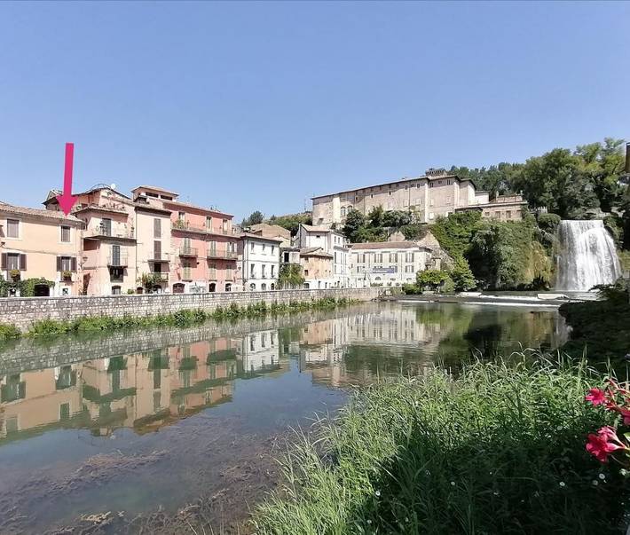 Gîte pour 4 personnes, avec vue et balcon, animaux acceptés à Isola del Liri