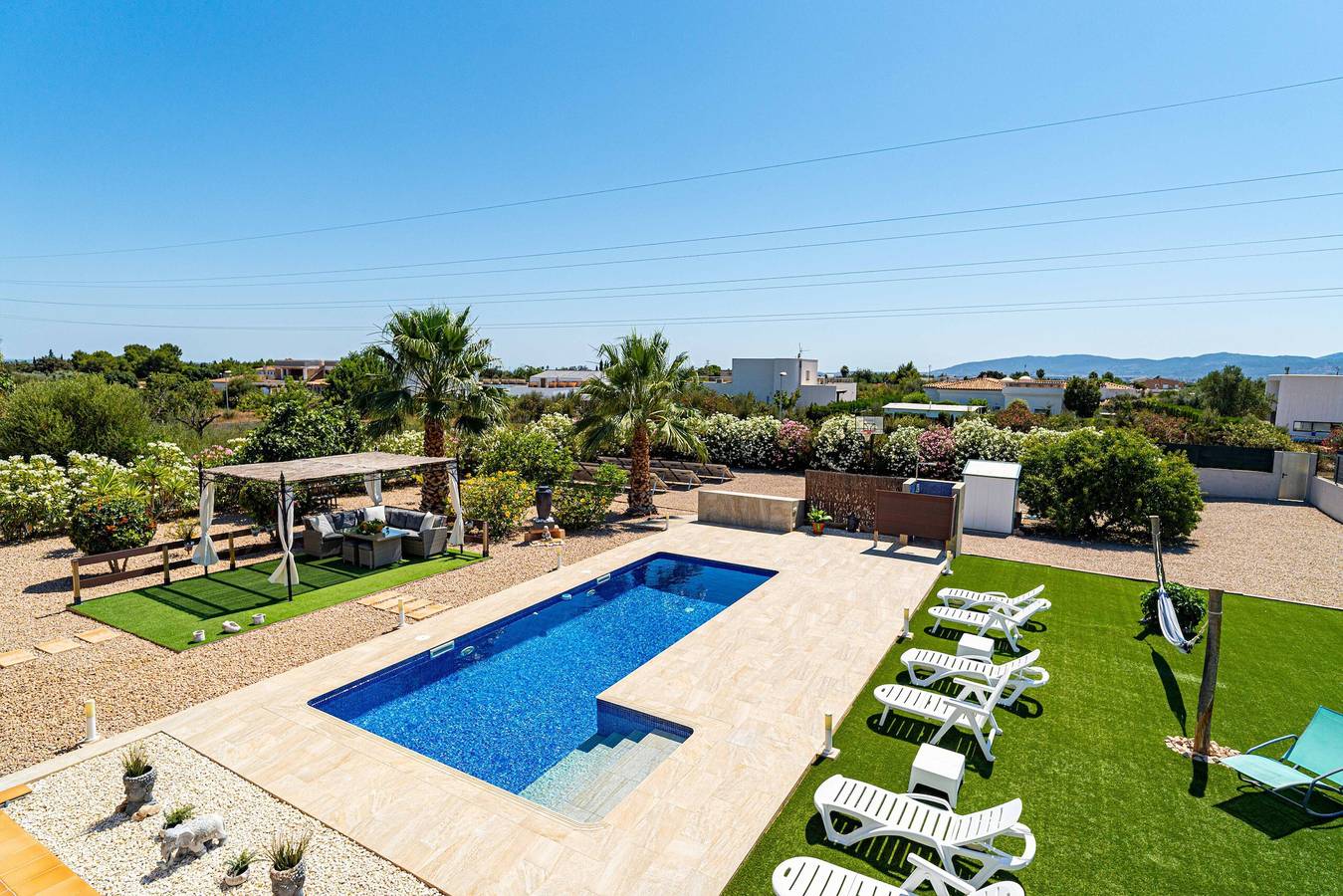 Villa Nimaf in Marratxí mit Pool und Garten in Sa Planera, Marratxí