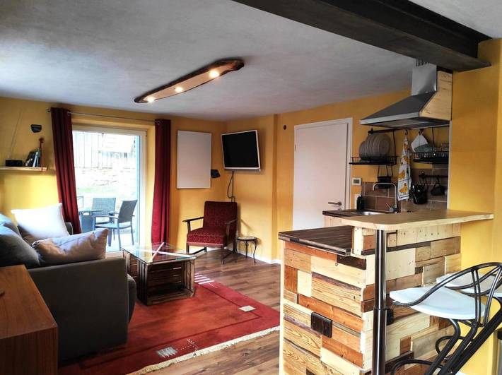 Ferienwohnung für 4 Personen, mit Terrasse und Garten