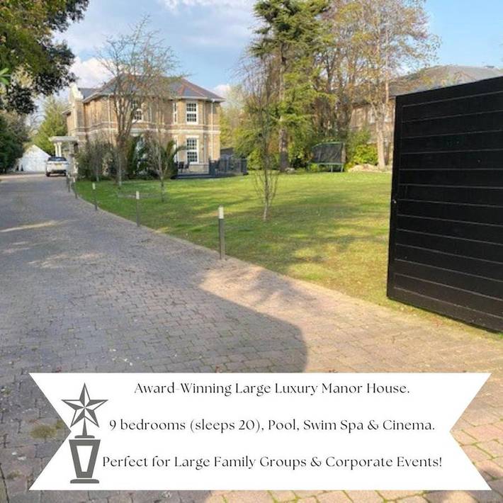 Ferienhaus für 20 Personen, mit Pool und Whirlpool sowie Garten - 1