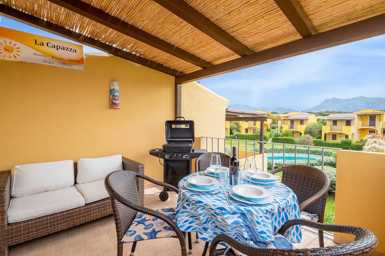 Ferienhaus 'La Capazza' mit Meerblick, Wlan und Klimaanlage in Viddalba, Sassari Provinz