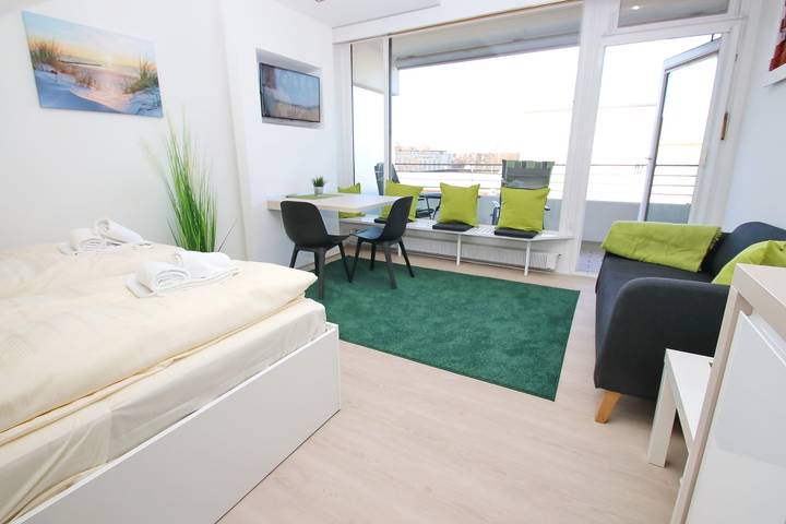 Ferienwohnung für 4 Personen, mit Balkon in der Lübeck
