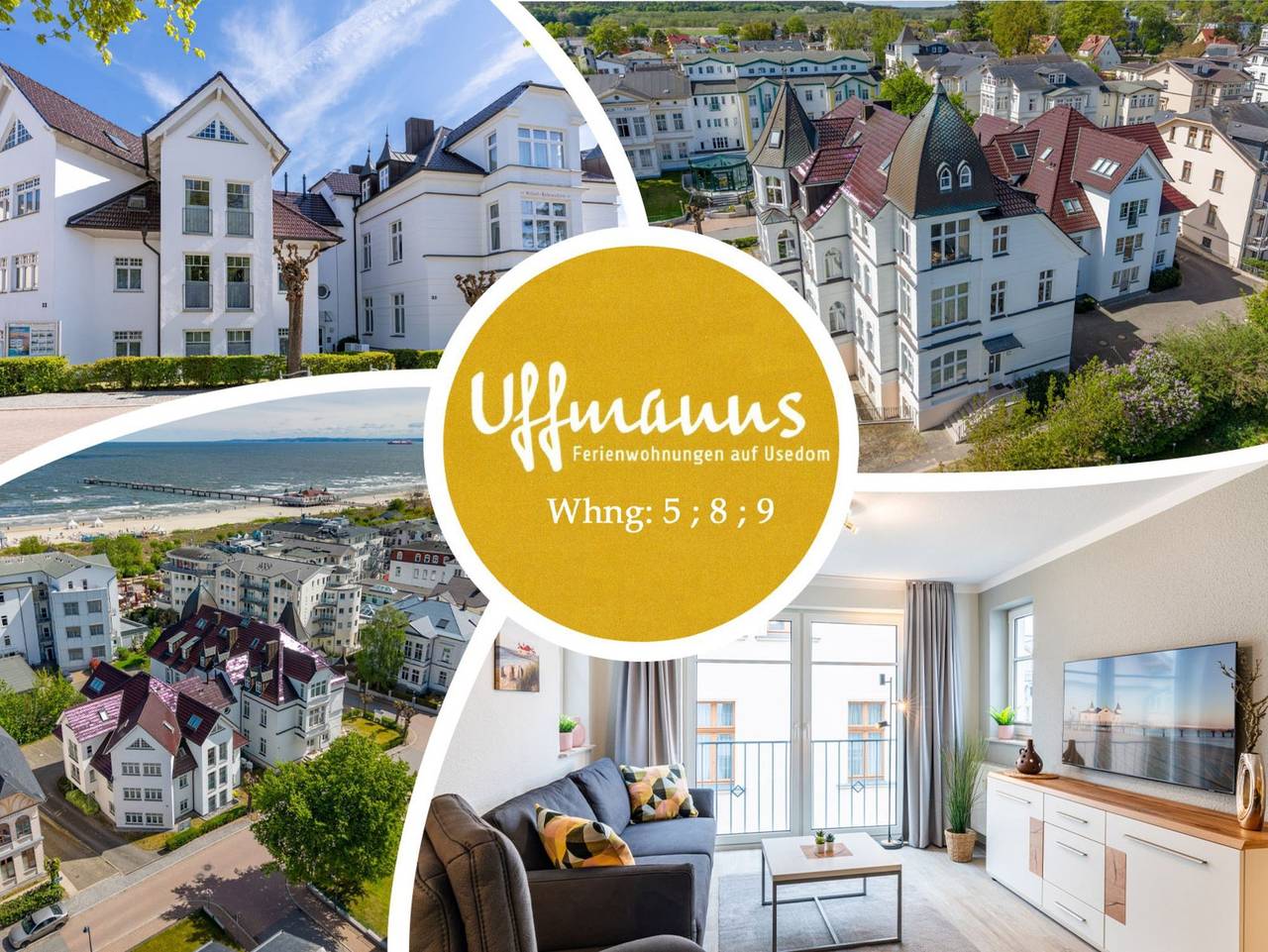 Ferienwohnung in Usedom für 3 Personen in Usedom