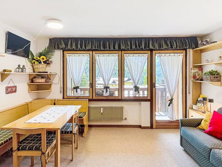 Vakantiewoning voor 3 personen, met zwembad en tuin in Madonna di Campiglio