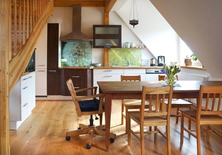 Ferienwohnung für 5 Personen, mit Garten und Ausblick in Bosau