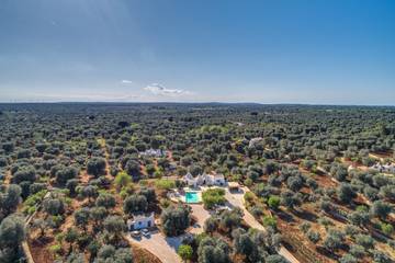 Trullo per 8 Persone in San Michele Salentino, Valle D'Itria, Foto 1