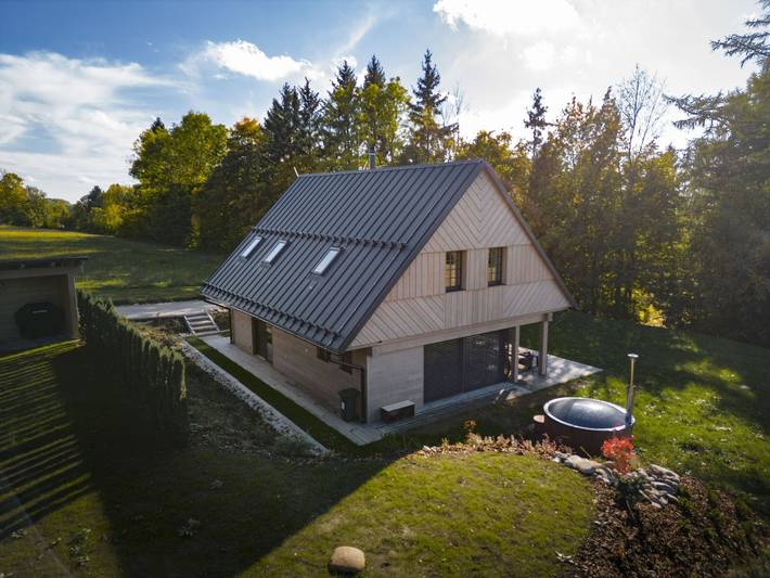 Ferienhaus für 10 Personen, mit Garten und Balkon sowie Sauna