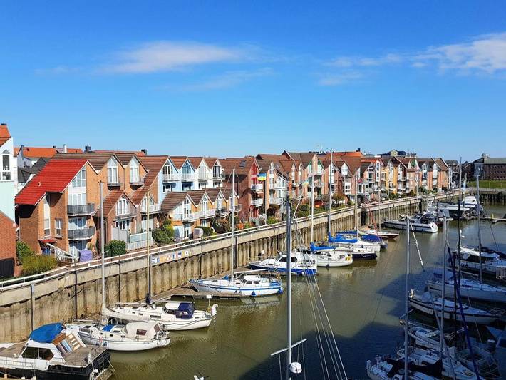 Ferienhaus mit Meerblick für 6 Personen, mit Balkon in Cuxhaven (Stadt)