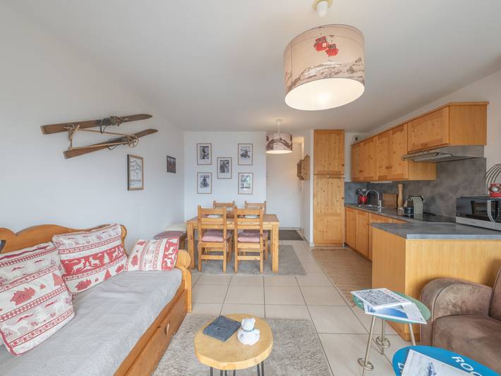 Chalet pour 6 personnes, avec balcon à Huez - 2