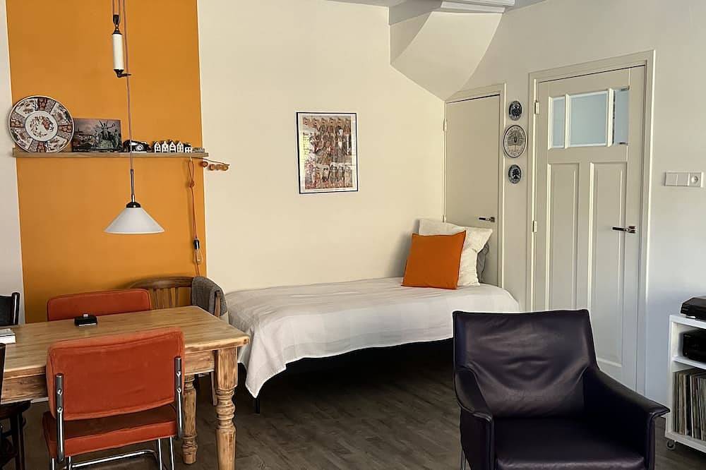 Apartamento entero, \"Bed and Bike Upstairs\" Amplio apartamento con terraza con vistas a Haarlem in Haarlem, Mar del Norte Holanda