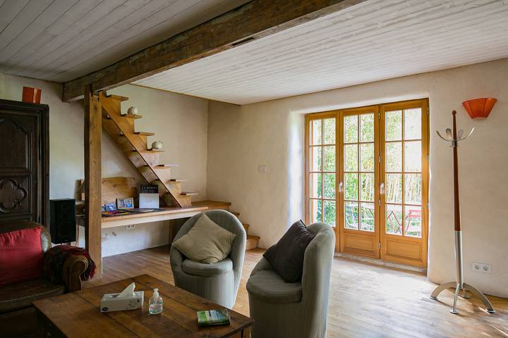 Chambre d’hôtes « Moulin Du Tourous - Chambre 1 » avec terrasse, jardin partagés et Wi-Fi in Plouédern, Région de Brest