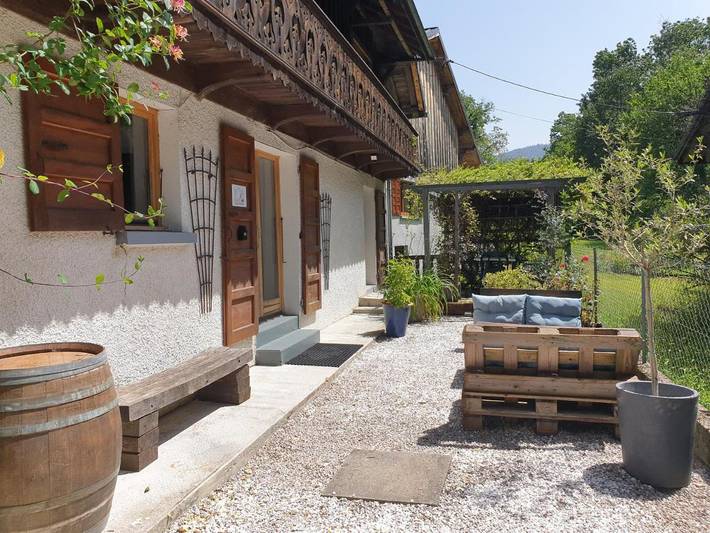 Gîte pour 4 personnes, avec vue et jardin, animaux acceptés à Le Biot - 3