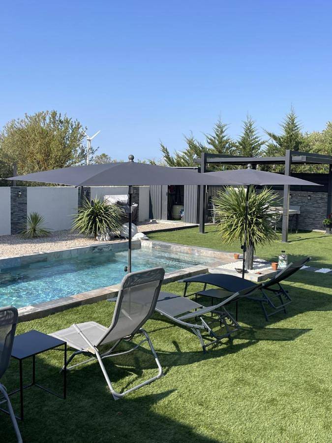 Location de vacances pour 4 personnes, avec piscine et vue, animaux acceptés à Villedaigne - 4