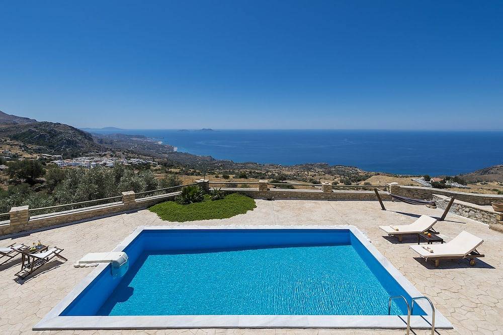 Keramos Villa mit 4 Schlafzimmern und privatem Pool in Kerames, Rethymno und Umgebung