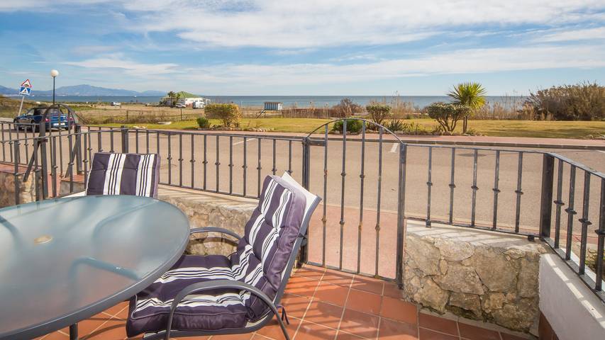 Casa de vacaciones para 4 personas, con Balcón además de Terraza y Piscina en Manilva