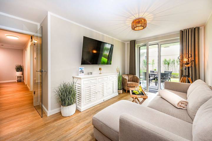 Ferienwohnung für 5 Personen, mit Terrasse und Sauna in Kellenhusen