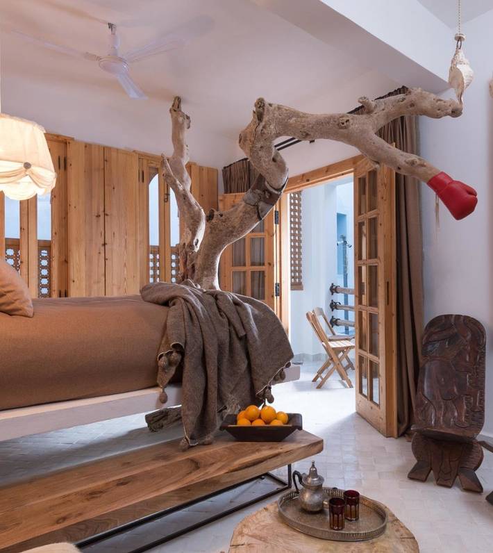 Chambre d’hôte pour 2 personnes, avec jardin ainsi que vue et bassin pour enfant, animaux acceptés à Taghazout (village) - 4