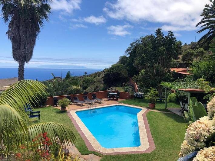 Ferienhaus für 4 Personen, mit Terrasse und Garten sowie Pool und Ausblick in Villa de Mazo - 2