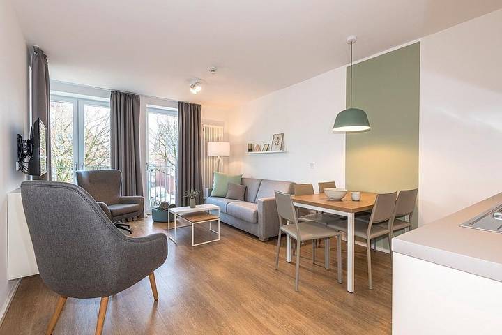 Ferienwohnung für 4 Personen, mit Balkon und Sauna auf Langeoog