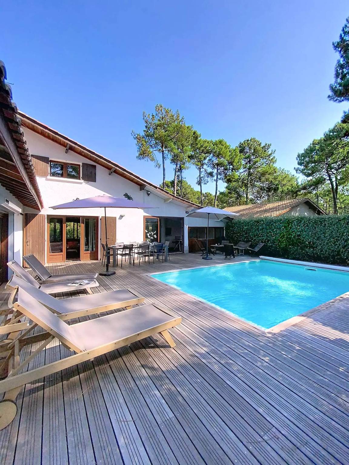 Außergewöhnliche Villa 12 Pers. – 5 Schlafzimmer – Privates Schwimmbad – Lacanau Ocean in Lacanau Ocean, Lacanau