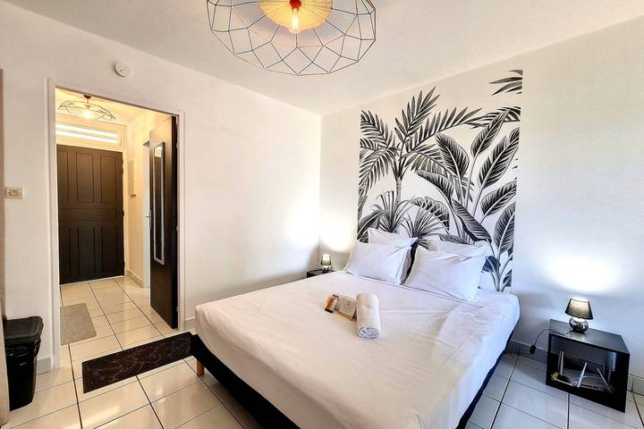 Ganzes Studio, Studio für 3 Personen mit Balkon in Boucan-Canot, Saint-Paul