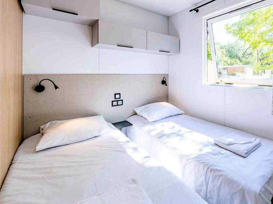 Yelloh! Village Domaine Berrua - Mobilheim 6 personen - Cottage Ilbarritz 4 Zimmer 6 Personen Klimatisiert + Tv in Bidart, Bayonne und Umgebung