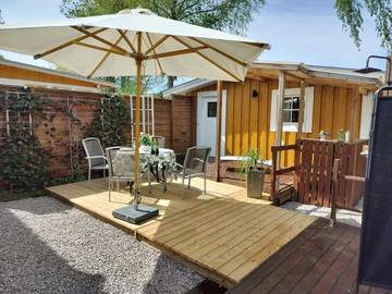 Maison d’hôte pour 3 personnes, avec jardin et vue, animaux acceptés en Suède