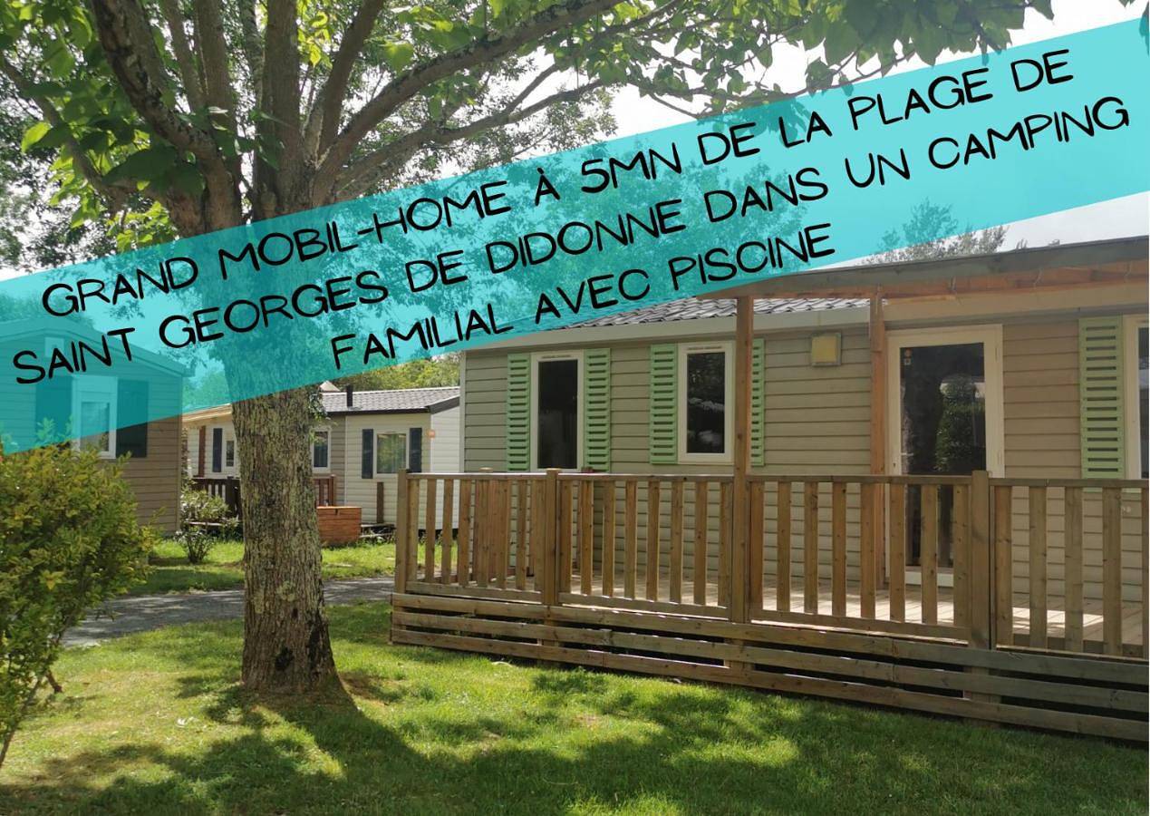 Cosy Lili - Mobilhome Mandarine - Proche océan in Saint-Georges-de-Didonne, Côte de Beauté