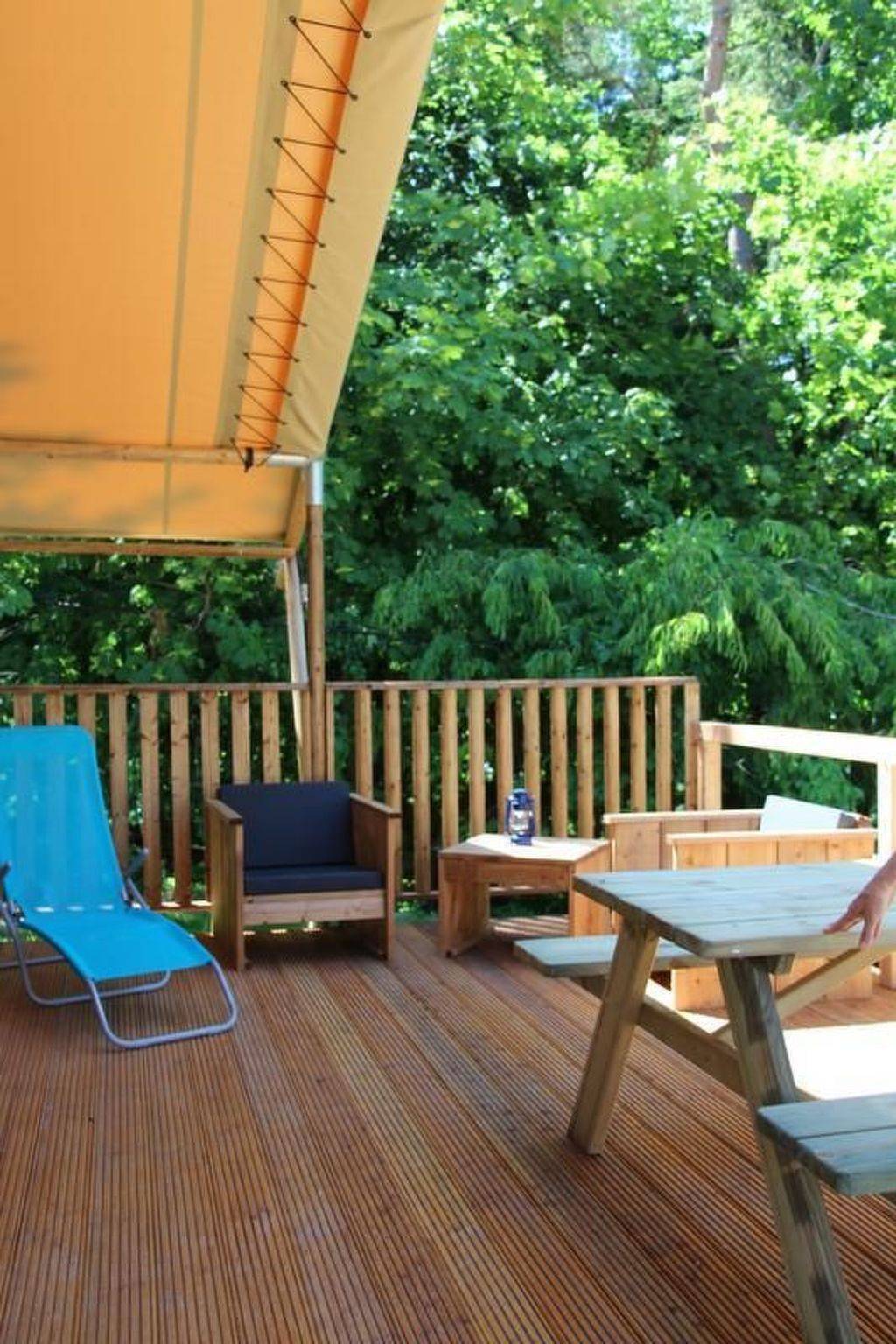 Safarizelt in Hohenlychen mit Garten und Grill in Lychensee, Lychen