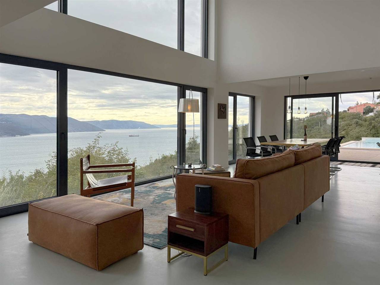 Villa Ena in ruhiger Lage mit Meerblick in Plomin, Ostküste Istrien