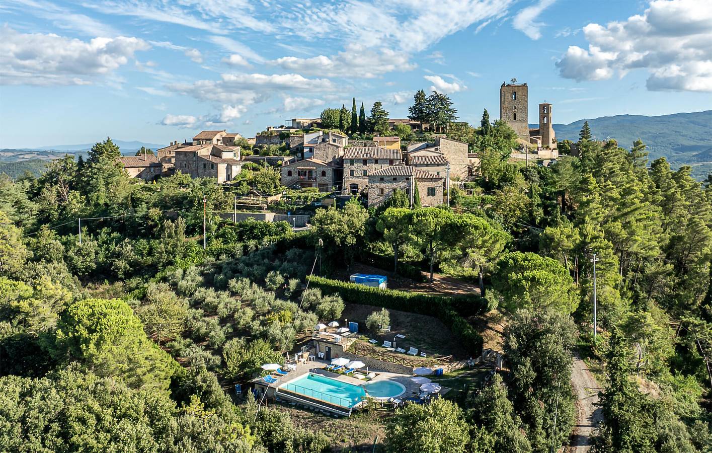 Appartement de vacances entier, Appartement confortable avec jardin, piscine et Wi-Fi in Castelnuovo di Val di Cecina, Riserva Naturale di Monterufoli