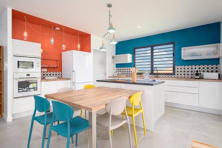 Villa pour 6 personnes, avec jardin ainsi que piscine et vue en Martinique - 3