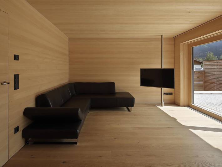 Ganze Ferienwohnung, Ferienhaus Holz(t)raum - Ferienhaus in Saulgrub, Bayerische Alpen