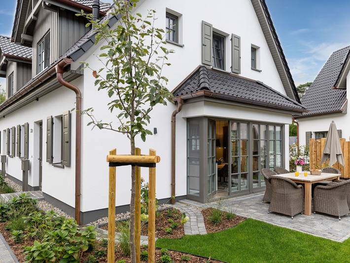 Ferienhaus mit Meerblick für 6 Personen, mit Terrasse und Garten sowie Sauna, kinderfreundlich auf Fischland - Darß - Zingst - 4